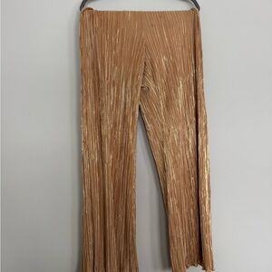 Show Me Your Mumu Metallic Pleated Pants